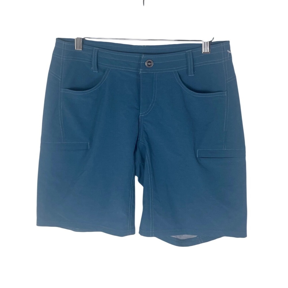 Kuhl Women's Blue Cargo Hiking Shorts size 4 EUC